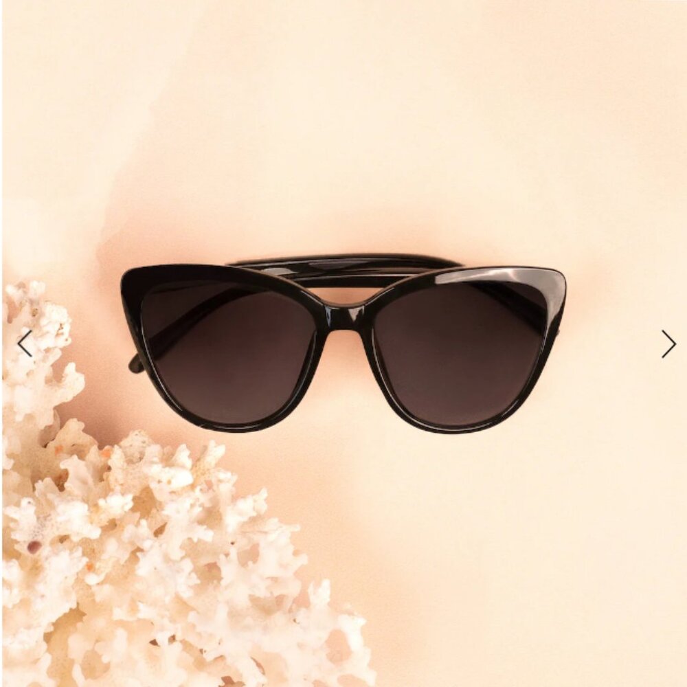 NWT Rachel Zoe Nina Sunglasses black $98 - Picture 3 of 8